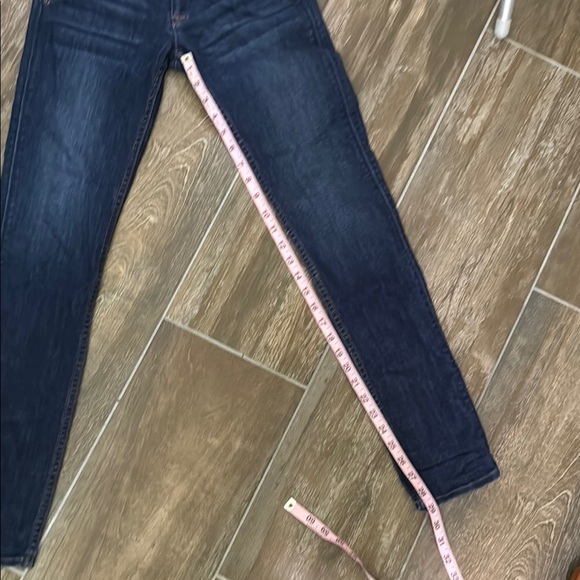 Hudson Collin Jeans Blue Skinny Denim with Subtle Fading - Picture 8 of 9